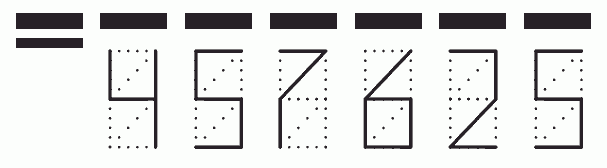 Пример заполнения индекса 457625