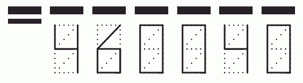Пример заполнения индекса 460040