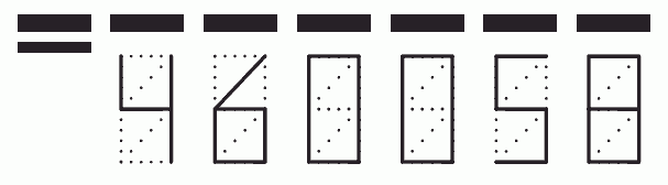 Пример заполнения индекса 460058