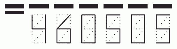 Пример заполнения индекса 460505
