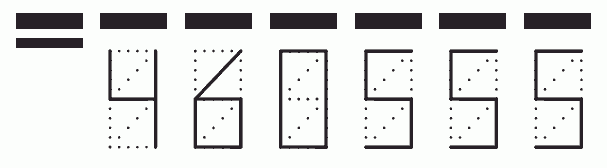 Пример заполнения индекса 460555