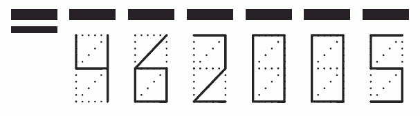 Пример заполнения индекса 462005