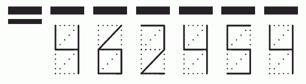 Пример заполнения индекса 462454