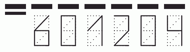 Пример заполнения индекса 601204