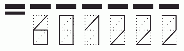 Пример заполнения индекса 601222