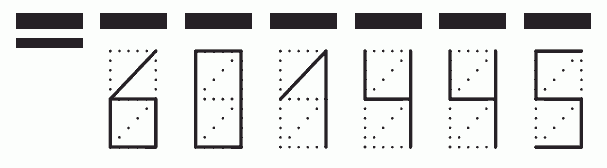 Пример заполнения индекса 601445