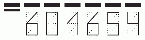 Пример заполнения индекса 601654