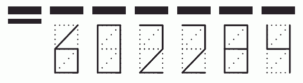 Пример заполнения индекса 602284