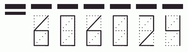 Пример заполнения индекса 606024