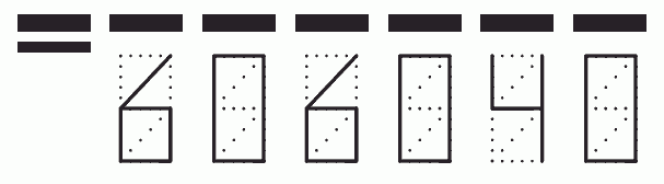 Пример заполнения индекса 606040