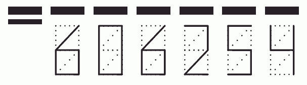 Пример заполнения индекса 606254