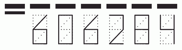 Пример заполнения индекса 606284