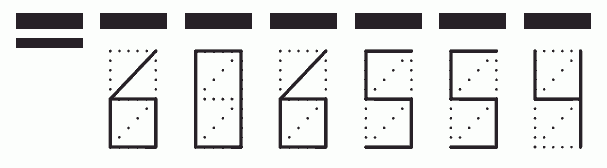 Пример заполнения индекса 606554