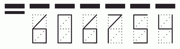 Пример заполнения индекса 606754