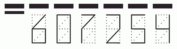 Пример заполнения индекса 607254