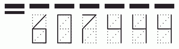 Пример заполнения индекса 607444