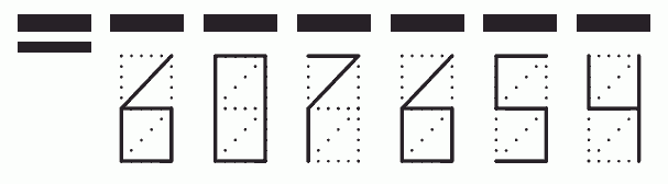 Пример заполнения индекса 607654