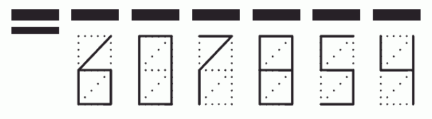 Пример заполнения индекса 607854