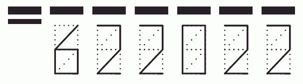 Пример заполнения индекса 622022