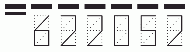 Пример заполнения индекса 622052