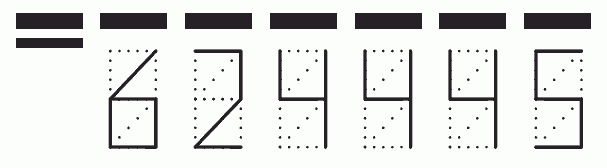 Пример заполнения индекса 624445