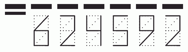 Пример заполнения индекса 624592