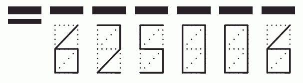 Пример заполнения индекса 625006