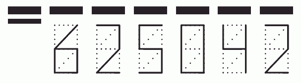 Пример заполнения индекса 625042