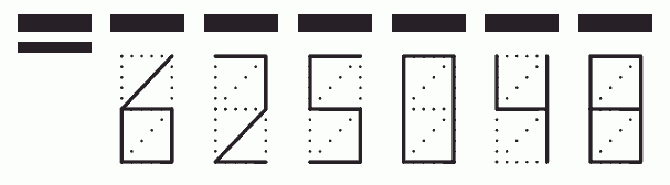 Пример заполнения индекса 625048