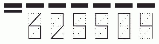 Пример заполнения индекса 625504