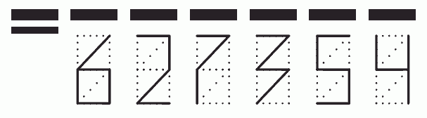 Пример заполнения индекса 627354