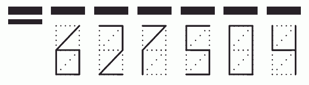 Пример заполнения индекса 627504