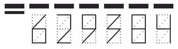 Пример заполнения индекса 629384