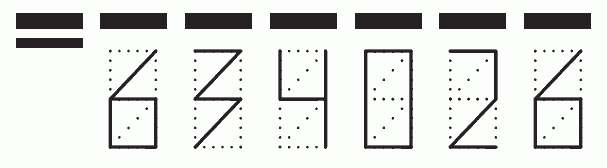 Пример заполнения индекса 634026