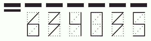 Пример заполнения индекса 634035