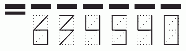 Пример заполнения индекса 634540