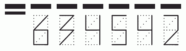 Пример заполнения индекса 634542