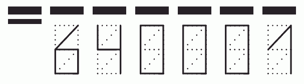 Пример заполнения индекса 640001