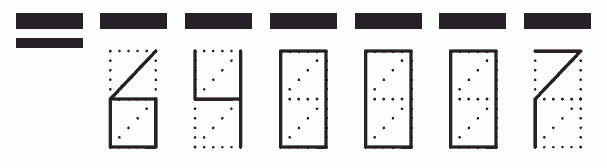 Пример заполнения индекса 640007