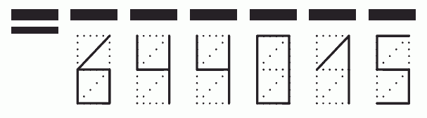 Пример заполнения индекса 644015