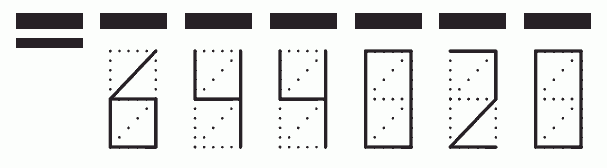 Пример заполнения индекса 644020