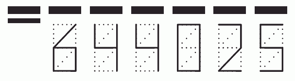 Пример заполнения индекса 644025