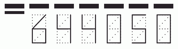 Пример заполнения индекса 644050