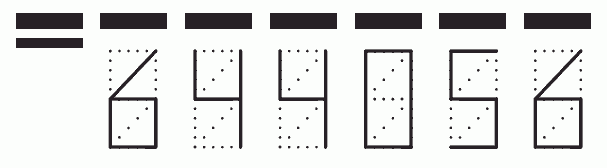 Пример заполнения индекса 644056