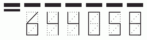 Пример заполнения индекса 644058