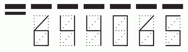 Пример заполнения индекса 644065