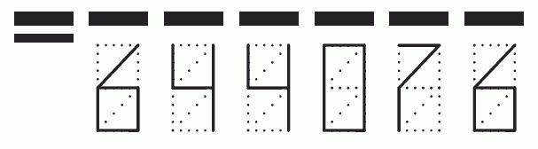 Пример заполнения индекса 644076