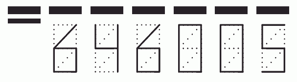 Пример заполнения индекса 646005