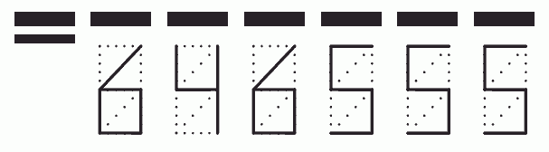 Пример заполнения индекса 646555