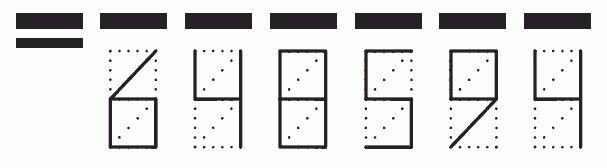 Пример заполнения индекса 648594